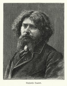 Alphonse Daudet, Franse romanschrijver door German School