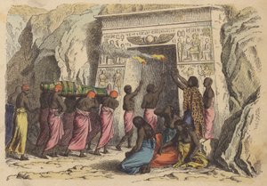 Oude Egyptische begrafenis door German School