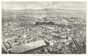 Oud Rome in de tijd van keizer Marcus Aurelius door German School