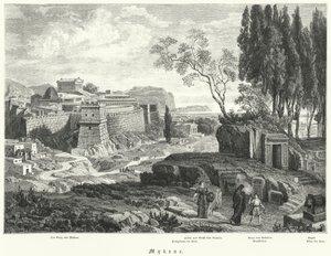 Oude stad Mycene, Griekenland