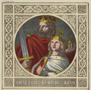 Arnulph en Ludwig D Kind, 887-899 en 899-911