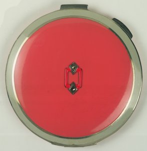 Art Deco Poederdoos, gemaakt door Rowenta, 1950s