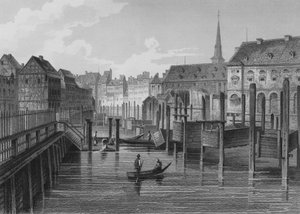 Bij de Fischerbrücke, Berlijn door German School