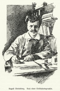 August Strindberg, Zweedse toneelschrijver, romanschrijver, dichter en kunstenaar door German School