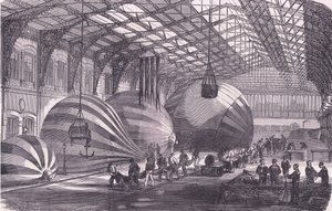 Ballonfabriek, Cassells Geschiedenis van de oorlog tussen Frankrijk en Duitsland uitgegeven door Cassell and Company Limited, ca. 1890