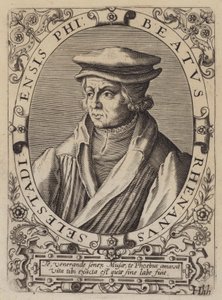 Beatus Rhenanus, Duitse humanist, geleerde en religieuze hervormer door German School