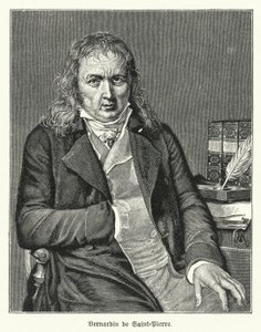 Bernardin de Saint-Pierre, Franse romanschrijver en botanicus (litho) door German School