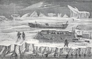 Bivak in boten, Londen 1874