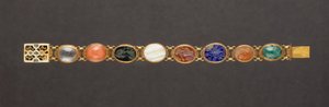Armband (goud & edelstenen)