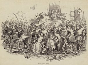 Broodrellen in Stettin, Duitsland 24 april 1847 door German School