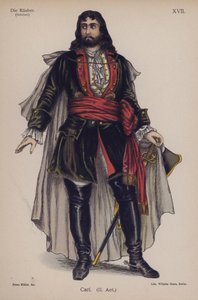 Carl, uit Die Räuber (De Rovers) van Friedrich Schiller door German School
