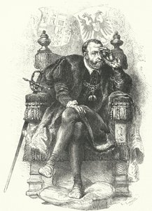 Karel V, Heilige Roomse Keizer (gravure)