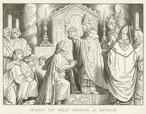 Karel de Grote gekroond als Keizer