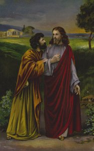 Christus en Judas Iskariot door German School
