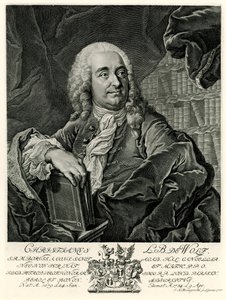 Christian Freiherr von Wolff door German School