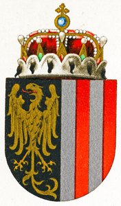 Wapen van Opper-Oostenrijk, ca. 1898