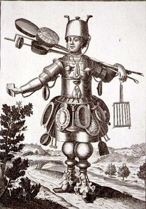 Kostuum voor een koperslager, uitgegeven door Gerard Valck (1651/2-1726) c.1690