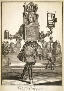 Kostuum voor een Klokkenmaker, uitgegeven door Gerard Valck (16512-1726) ca. 1690 door German School