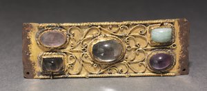Decoratieve plaquette, waarschijnlijk van een reliekschrijn