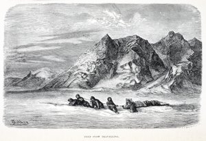 Reizen door diepe sneeuw, Londen 1874