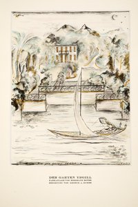 Der Garten Yrgill, uit Styl, geb. 1922 (pochoirdruk)