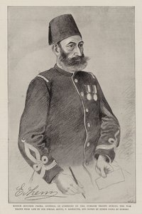 Edhem Moushir Pasha, generaal in bevel van de Turkse troepen tijdens de oorlog door German School