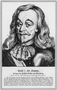 Ernst I, de Vrome, Hertog van Saksen-Gotha en Altenburg