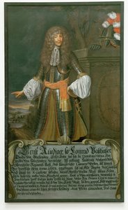 Ernst Ruediger, graaf Starhemberg, veldmaarschalk en commandant van Wenen tijdens het Turkse beleg van 1683 ... (olieverf op doek) door German School