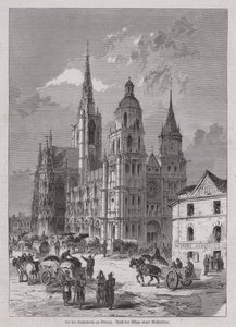Kathedraal van Evreux, Normandië, Frankrijk door German School