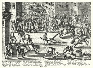 Executie van Francois Ravaillac, moordenaar van Hendrik IV van Frankrijk door German School