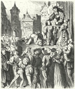 Executiescène uit Titus Andronicus