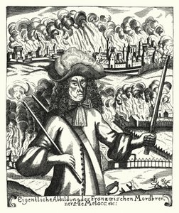 Ezechiel du Mas, Graaf van Melac, Franse soldaat door German School