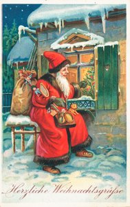 Kerstman door German School
