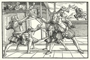 Schermscène (gravure)