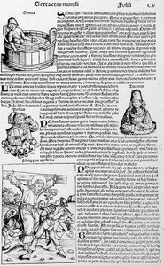 Folio CV, uit Liber Chronicarum door Hartmann Schedel, 1493