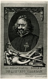 Francisco Gomez de Quevedo y Villegas door German School
