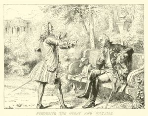 Frederik de Grote en Voltaire