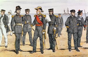 Franse marine-uniformen, eind 19e eeuw