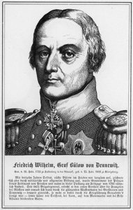 Friedrich Wilhelm, Graaf Bulow van Dennewik (gravure)