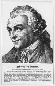 Friedrich von Hagedorn door German School