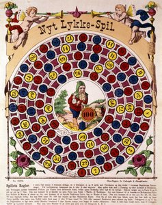 Spel van de Duitse gans. 19e eeuw.