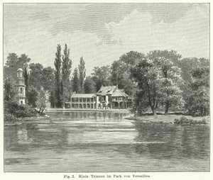 Tuinontwerp: Petit Trianon, Versailles, Frankrijk door German School