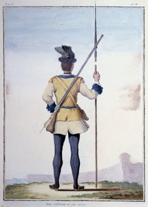 Kleding van de soldaat (achterkant) - in "My Dreams" door de Graaf van Saksen