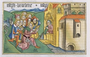 Genesis 42 1-5 De broers van Jozef arriveren in Egypte, uit de 