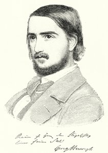 Georg Herwegh, Duitse dichter (gravure)