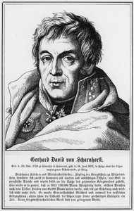 Gerhard David von Scharnhorst (gravure)