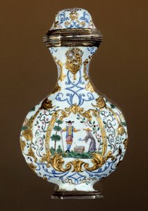 Duitse kunst: geurflacon uit de 18e eeuw