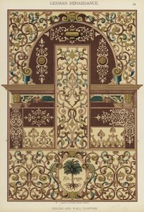 Duitse Renaissance, Plafond- en Muurdecoratie door German School