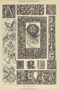 Duitse Renaissance, Typografische Ornamenten door German School