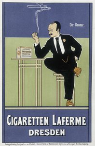 Duitse advertentie voor Laferme sigaretten
